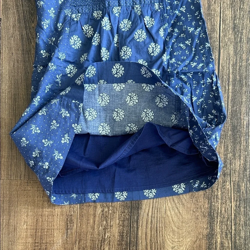 Baby GAP Navy Dress with White Floral Accents